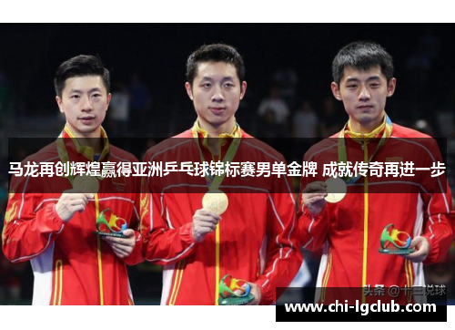 马龙再创辉煌赢得亚洲乒乓球锦标赛男单金牌 成就传奇再进一步 马龙再创辉煌赢得亚洲乒乓球锦标赛男单金牌 成就传奇再进一步