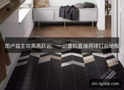 图卢兹主攻高高跃起，一记重扣直接将球钉在地板
